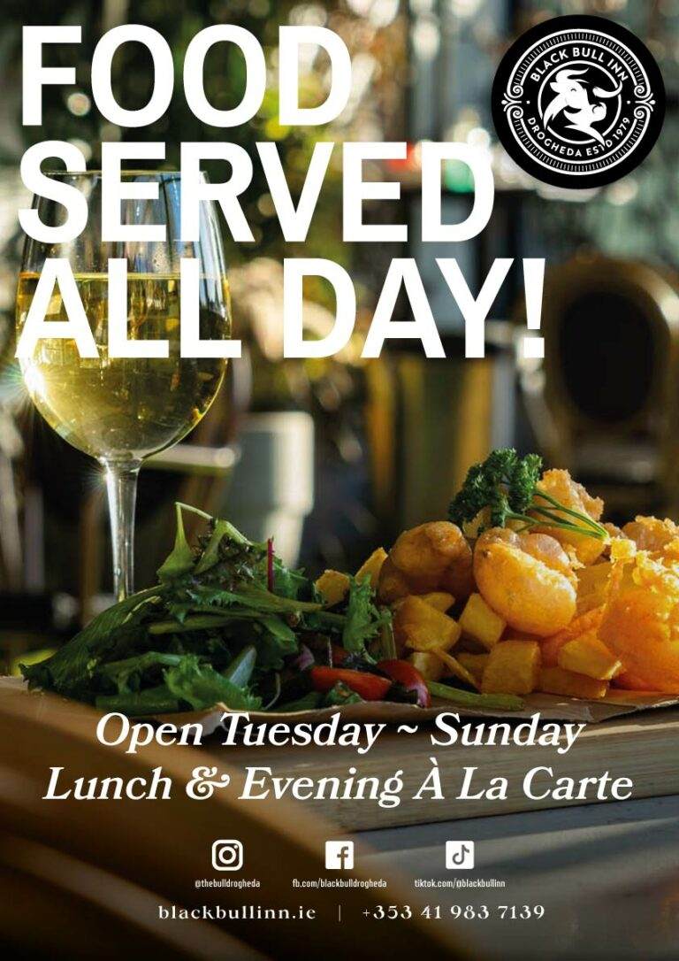 Food served all day! at Black Bull Inn